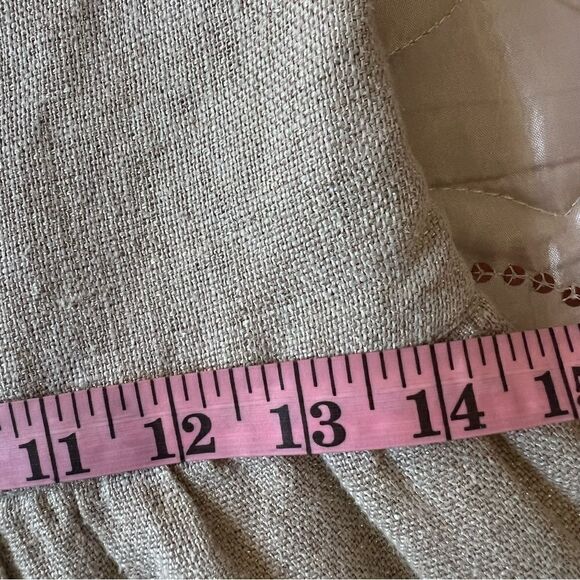 Diane Von Furstenberg Linen Strapless Mini Dress Size 6 - Picture 8 of 10